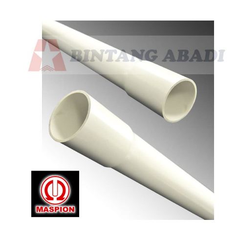 Maspion Pipa Paralon PVC 3/4" AW Putih Panjang 1 Meter Per Batang