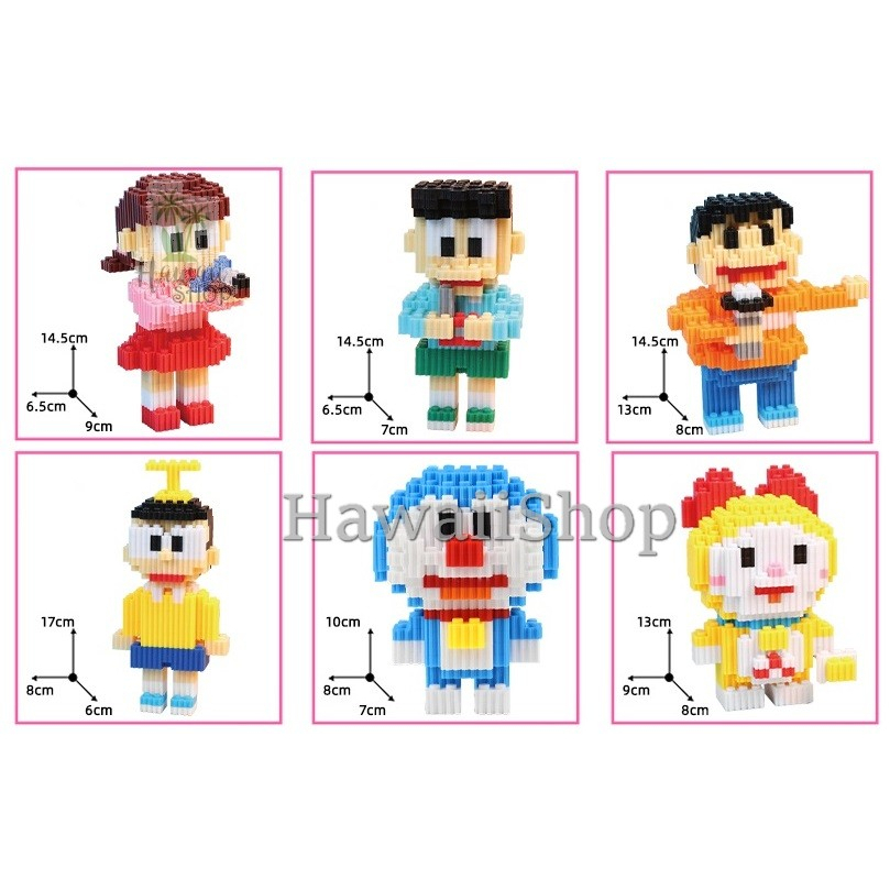 Nano Block MARVEL DISNEY ONE PIECE SUPER HERO KARTUN Series| Bricks education Nano Blocks