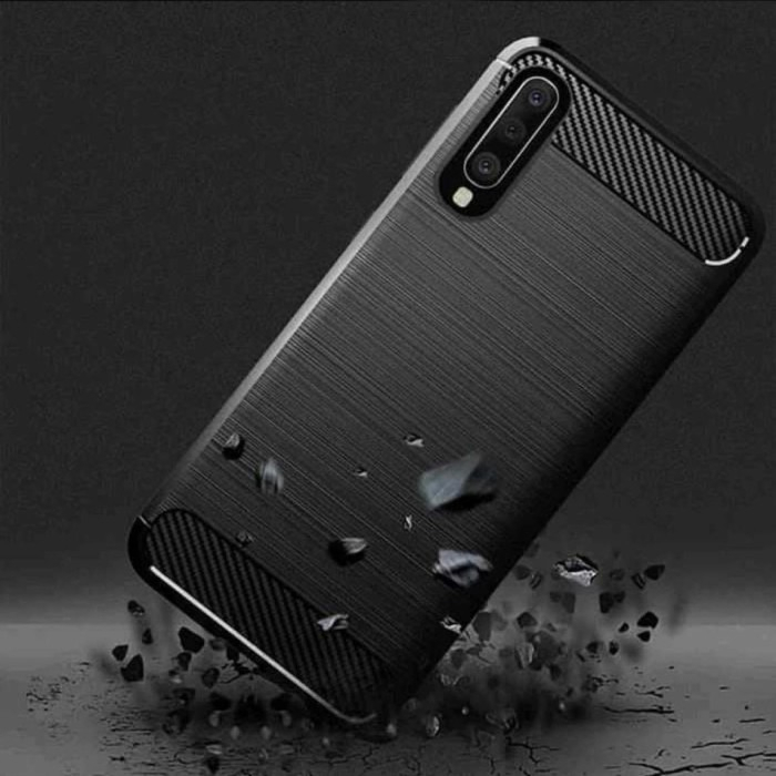 Silikon Carbon Oppo A12 Silicone Case