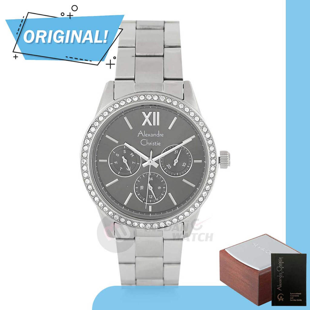 Jam Tangan Wanita Analog Alexandre Christie 2A46BF AC2A46 AC 2A46 BF 2A46 BFBSSDG Original Garansi R
