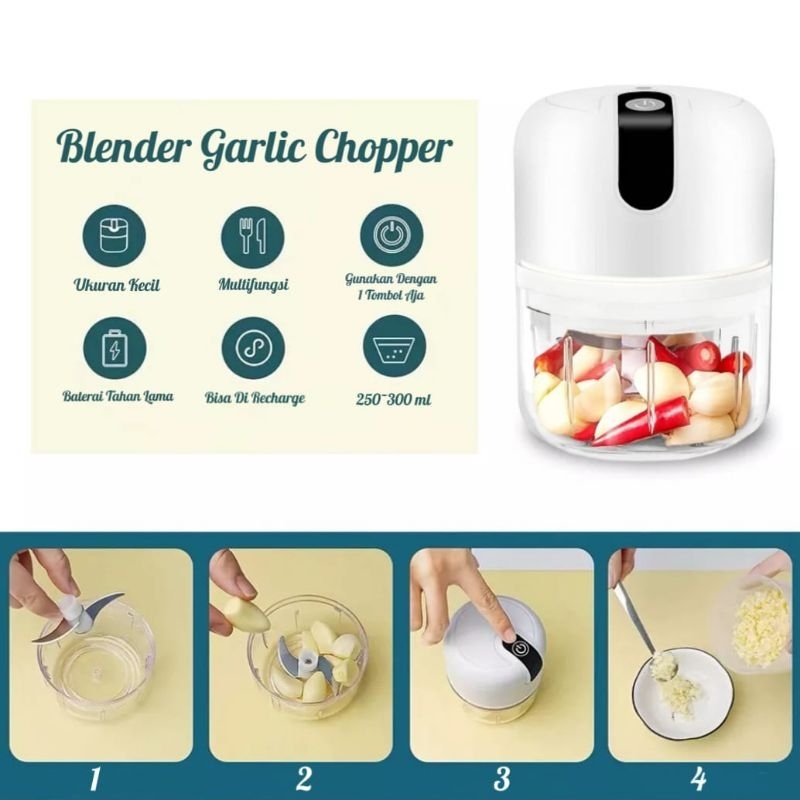 Blender Mini / USB Multifungsi Blender Bumbu Dapur Praktis Blender Portable⭐ ICM ⭐