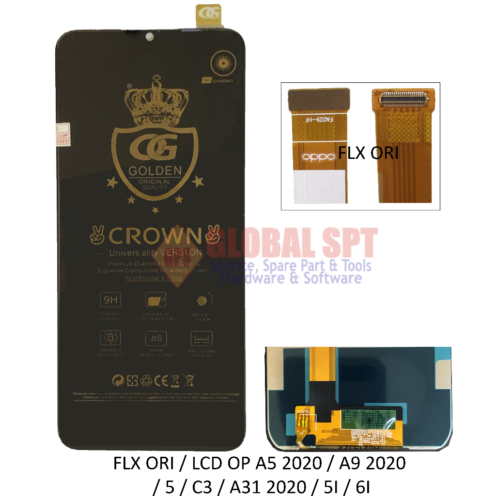 FLX ORI / LCD TOUCHSCREEN OPPO A5 2020 / A9 2020 / A31 2020 / 5I / 5S / C3 / 6I