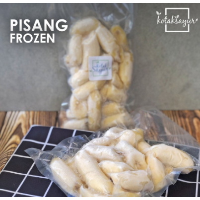 

SUNPRIDE Pisang Cavendish Kupas Beku 500gr (vacuum pack)