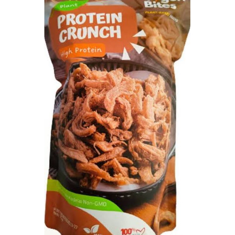 Plant Protein Crunch Snack Protein Vegan Vegetarian Soybeans