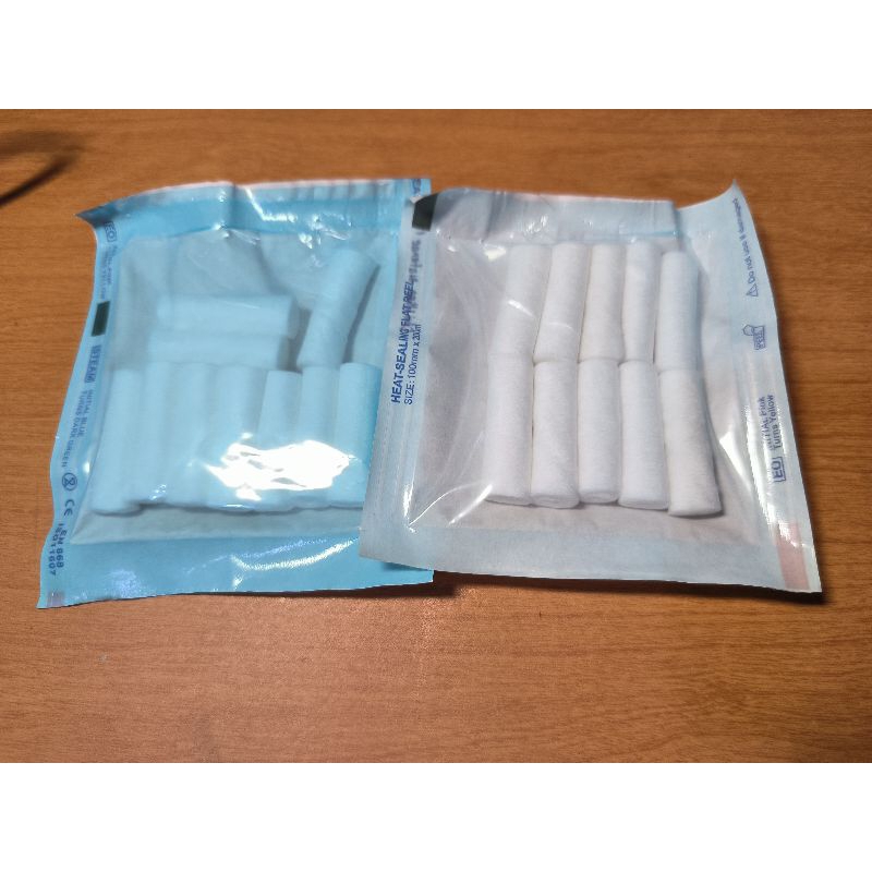 Cotton Roll Dental isi 10 Steril Autoclave