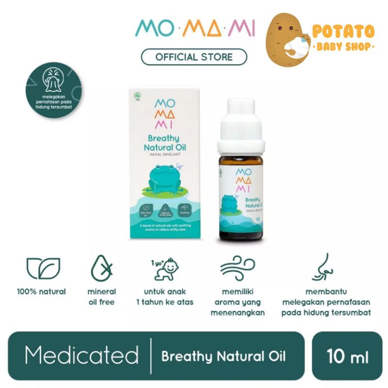 Momami Breathy Natural Oil - Nasal Inhalant Momami