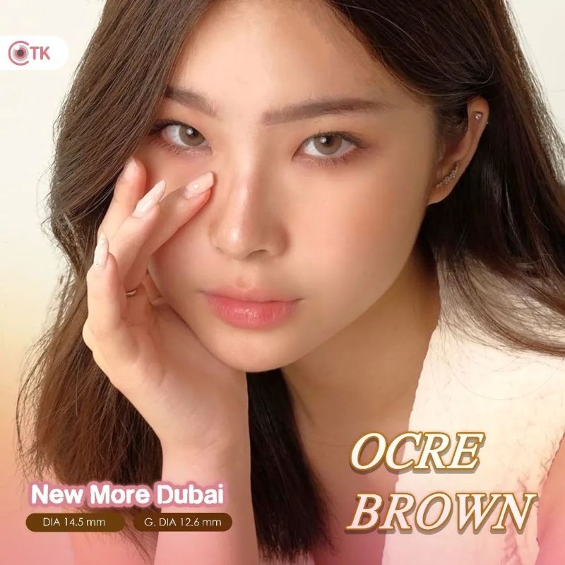 SOFTLENS OCRE BROWN NORMAL/MINUS (s.d 6.00) NEW MORE DUBAI