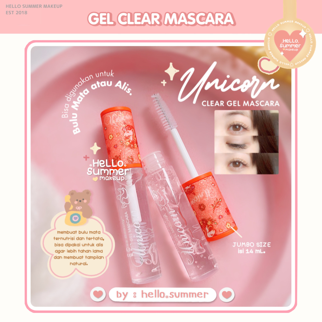 Clear Mascara Bening Serum Eyelash Bulu Mata Alis Freeze Brow Mascara 14ml Iman Of Noble Kiss Beauty