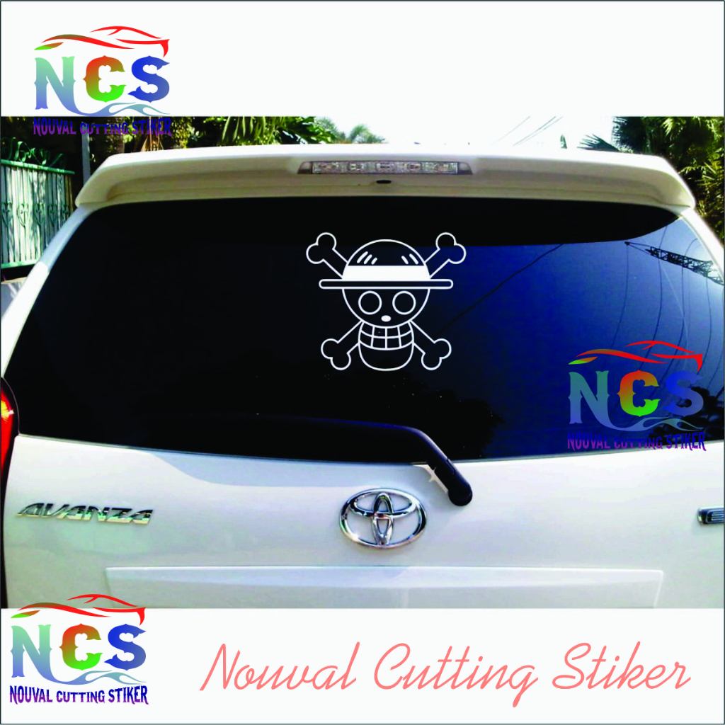 Sticker Kaca belakang Mobil - One Piece