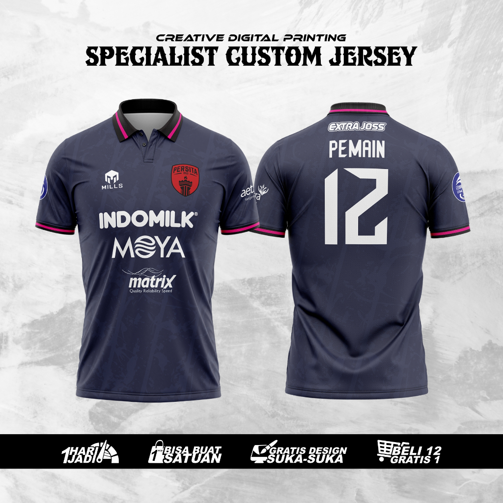 JERSEY PERSITA FC 22-23 FREE NICKNAME FULL PRINTING