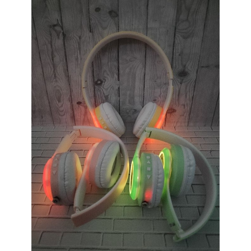 HEADSET BANDO BLUETOOTH LED + KABEL DATA MAGNET LED