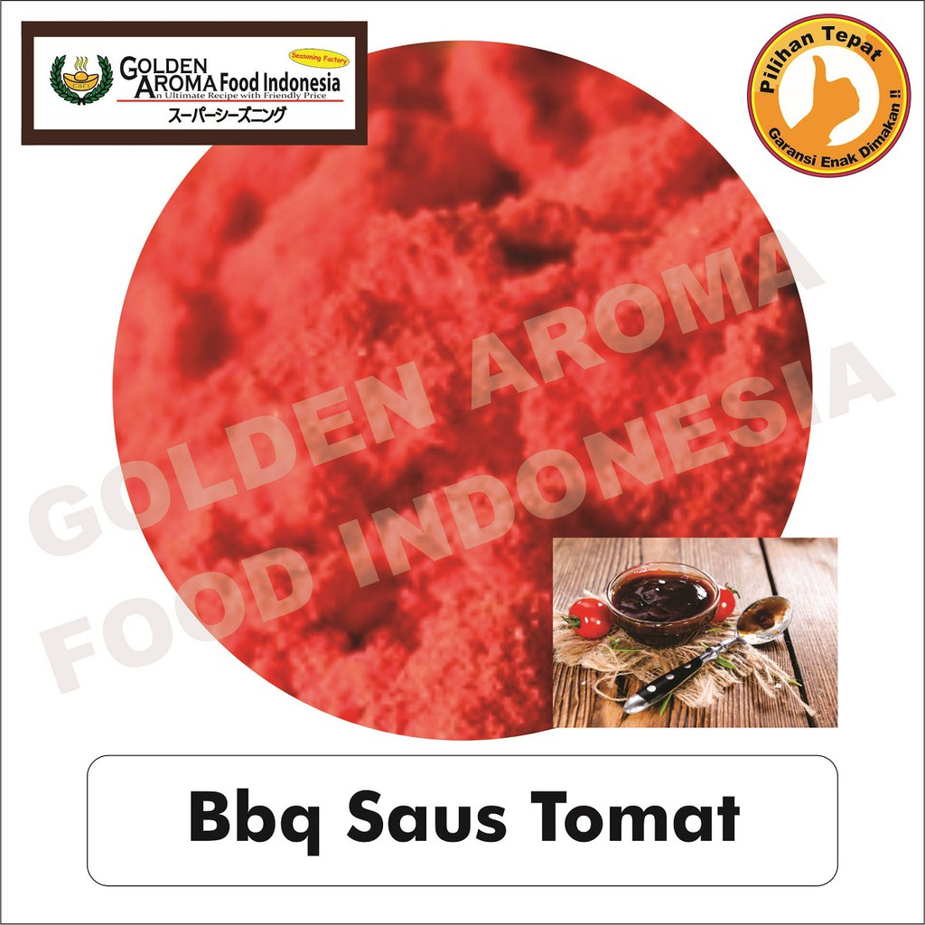 

Bumbu Tabur bubuk masak Serbaguna Murah Halal Rasa BBQ saus tomat 250 gr