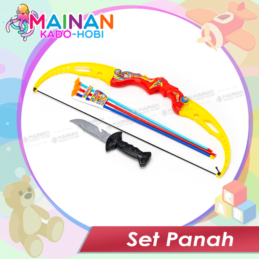 MAINAN MOTORIK ANAK ARCHERY BUSUR PANAHAN PEDANG SWORD