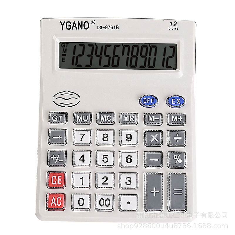 Calculator Kalkulator DS-9761 12 Digits Check Correct / Alat hitung