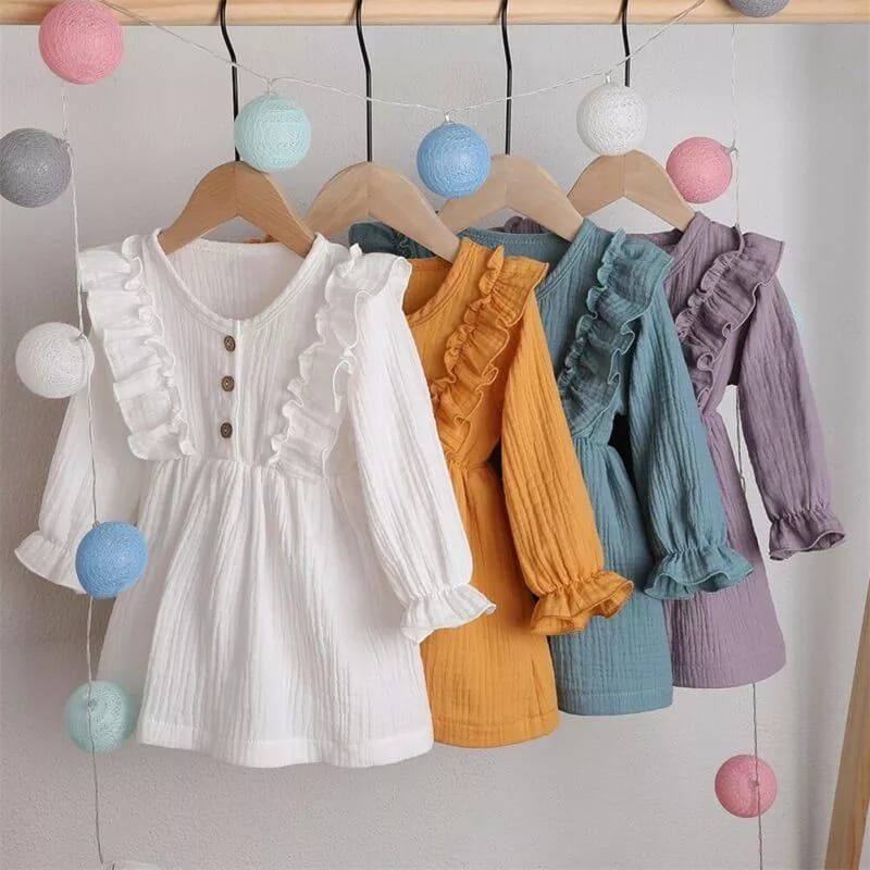 [rumahbayipdg] Cod Dress anak perempuan 1-3 thn || dress anak terbaru high quality