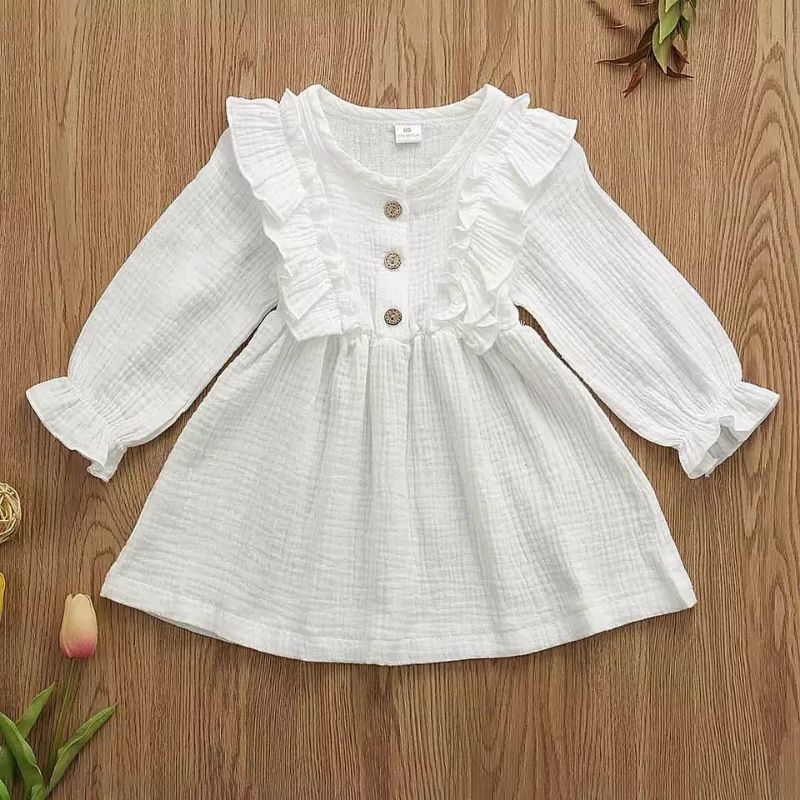 [rumahbayipdg] Cod Dress anak perempuan 1-3 thn || dress anak terbaru high quality