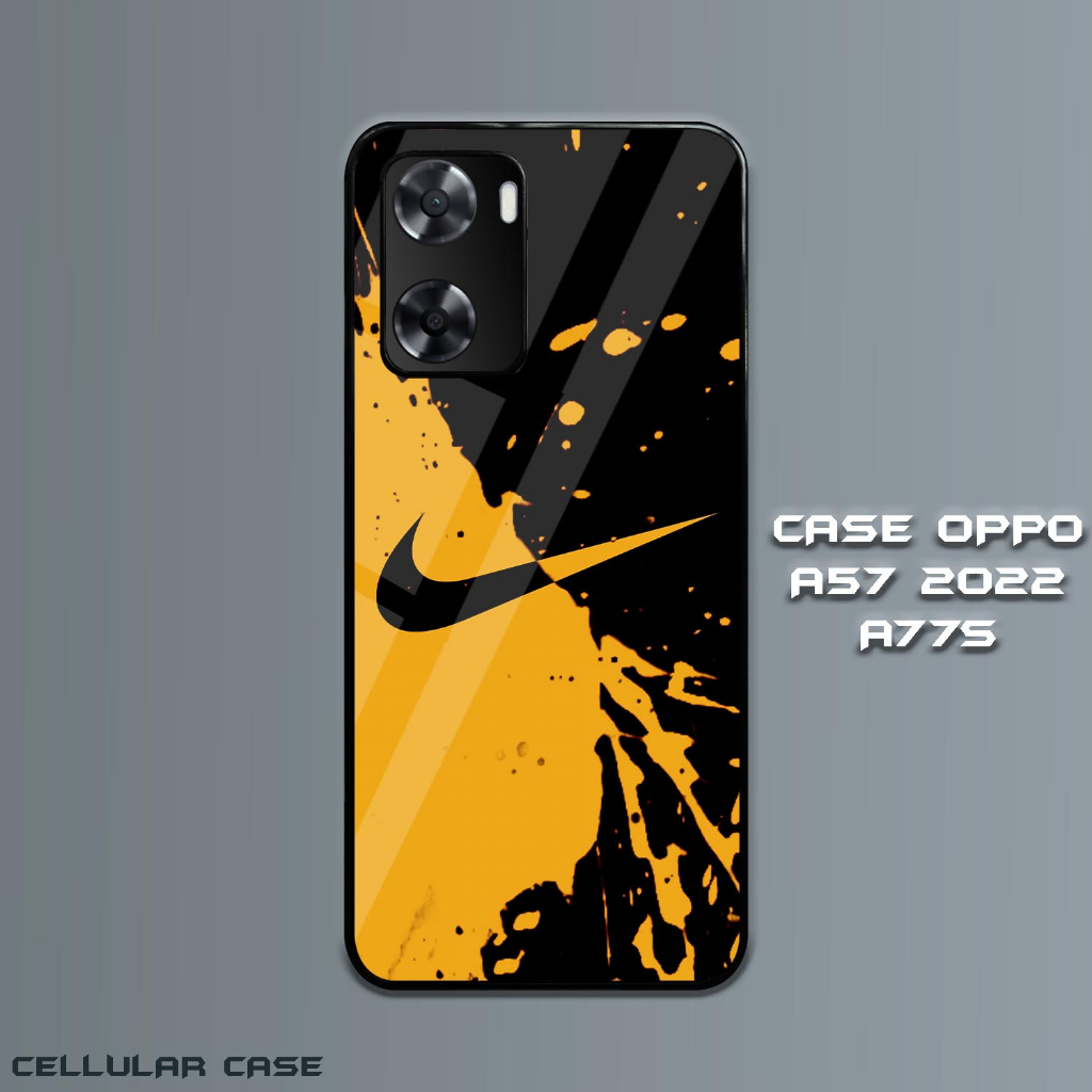 Case Glossy Oppo 57 2022 | A77S 4G [CS20] ADD Aesthetic Astetik Casing Hardcase Hp Oppo Kesing Kilau