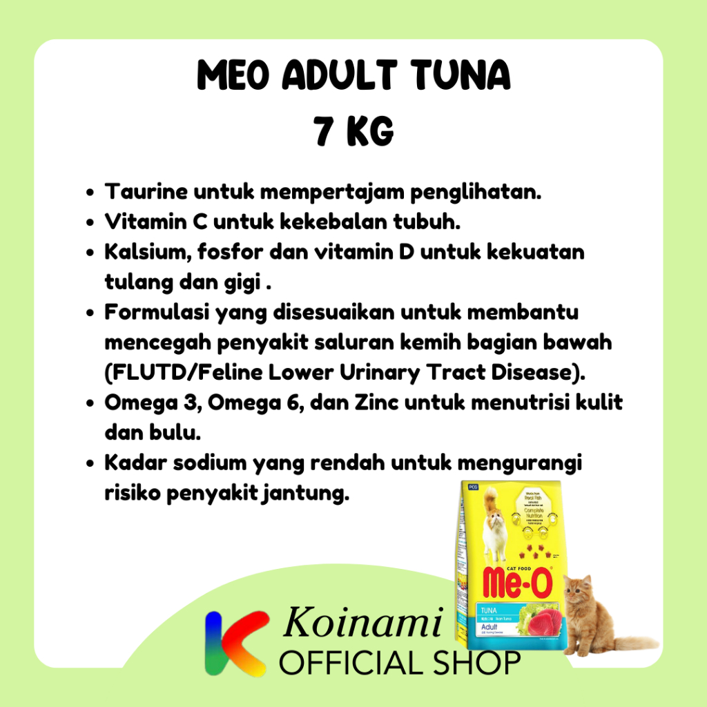 Meo adult tuna 7kg