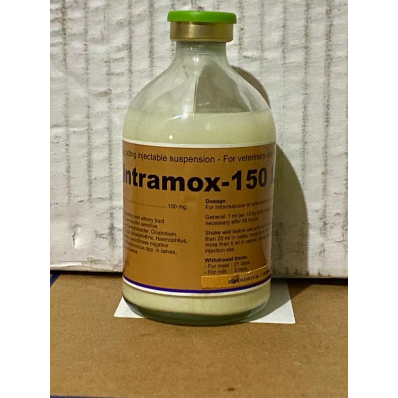 Intramox 150 LA 100 ml (anti bakteria long acting)