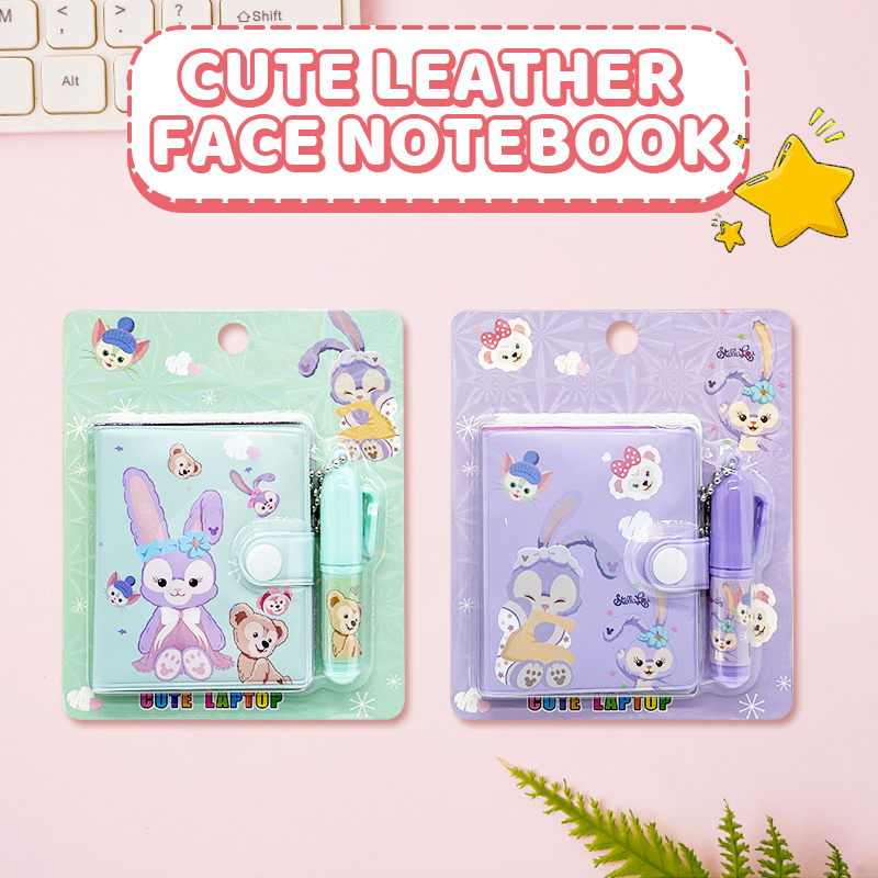 

✨In Stock Kartun Anak-anak Menutupi Buku Catatan Lucu dengan Pulpen Set Hadiah Hadiah Siswa-AT