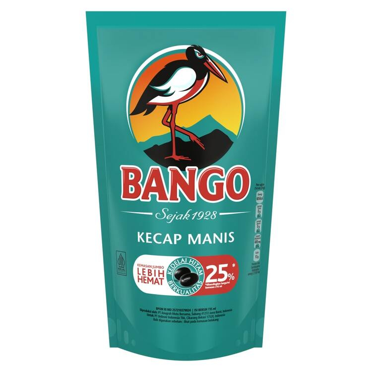 

[700 Mililiter] Bango Kecap Manis Soy Sauce Refill 700 ml