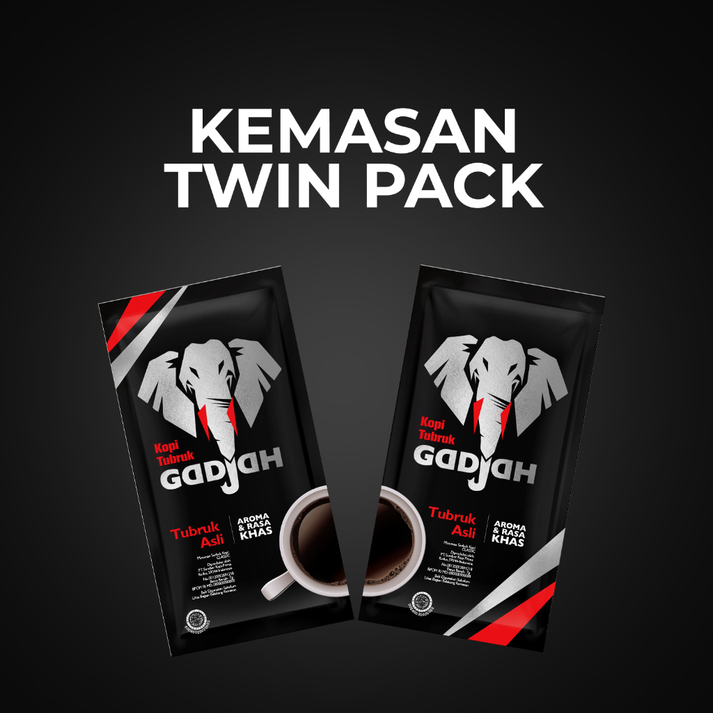 KOPI TUBRUK CAP GADJAH 1 RENCENG ISI 20 PCS [SWEETSPACE]