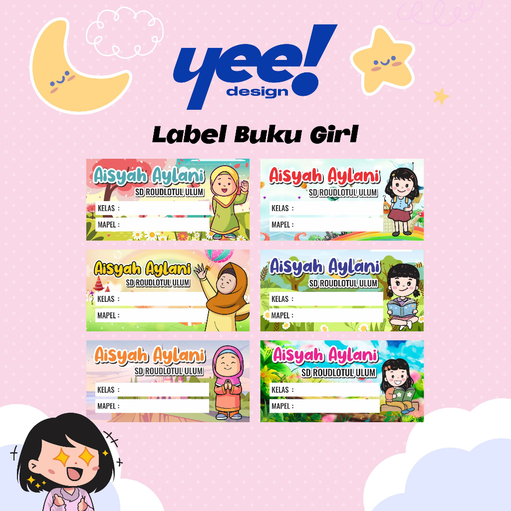 

STIKER LABEL BUKU ANAK PEREMPUAN