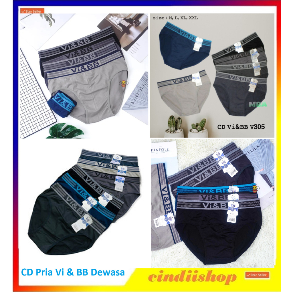 Celana Dalam Pria Cd Laki VI & BB V305 Pakaian Dalam Dewasa Underwear