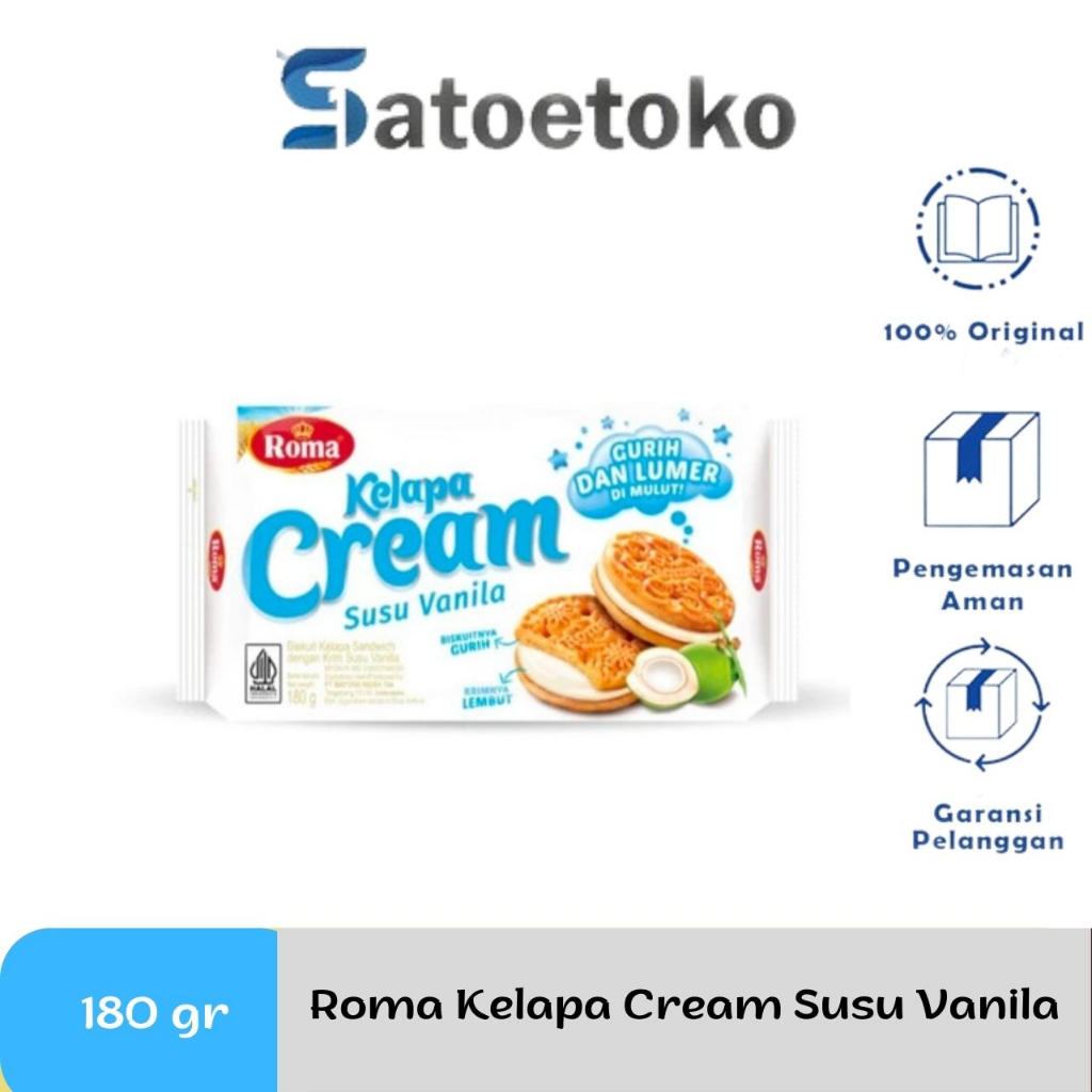 

ROMA KELAPA CREAM SUSU VANILA