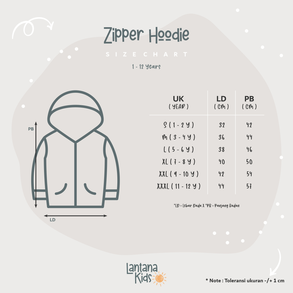 HOODIE ZIPPER POLOS ANAK LAKI-LAKI PEREMPUAN USIA  1-12 TAHUN