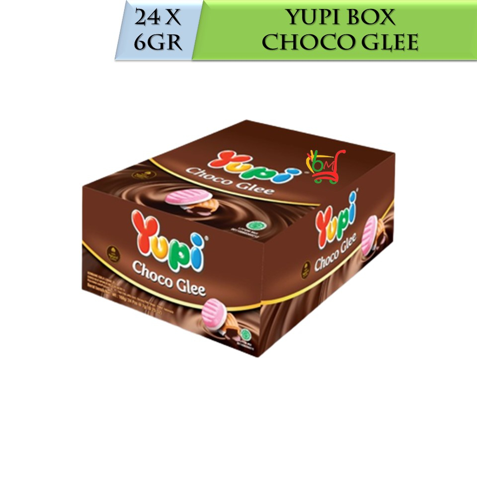 

Yupi Box Choco Glee Isi 24 Sachet Permen Kenyal Isi Cokelat