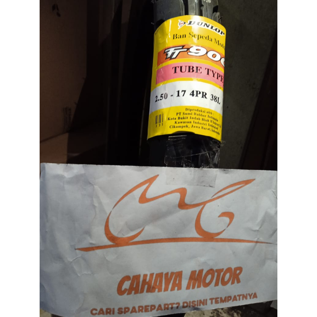 Ban Dunlop TT900 250-17 DAN 275-17 Ring 17 Tube Type