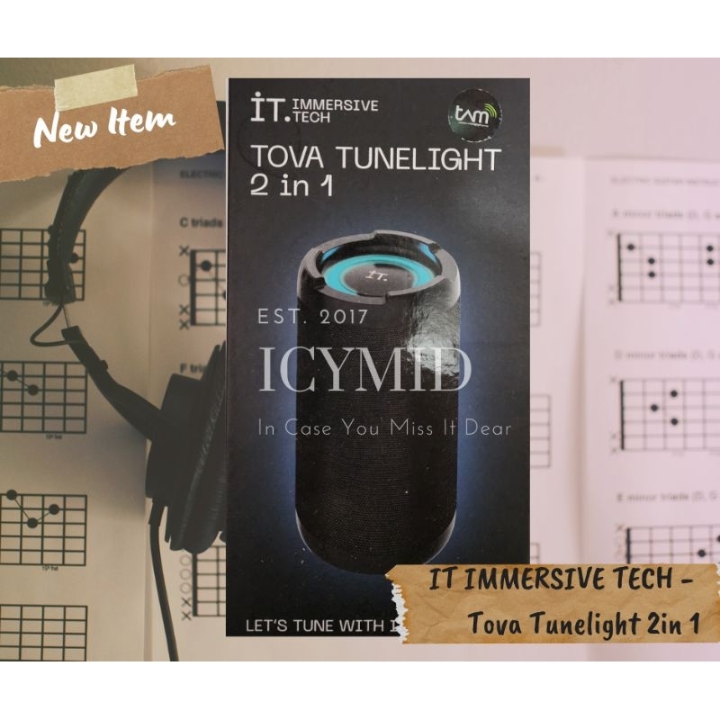 SPEAKER BLUETOOTH iT. IMMERSIVE TECH - TOVA TUNELIGHT 2 in 1