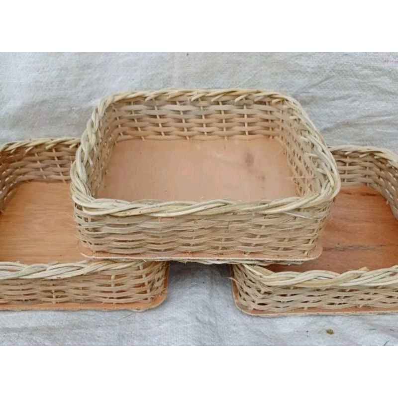 keranjang rotan ukur 20 x 20 serbaguna hantaran lamaran
