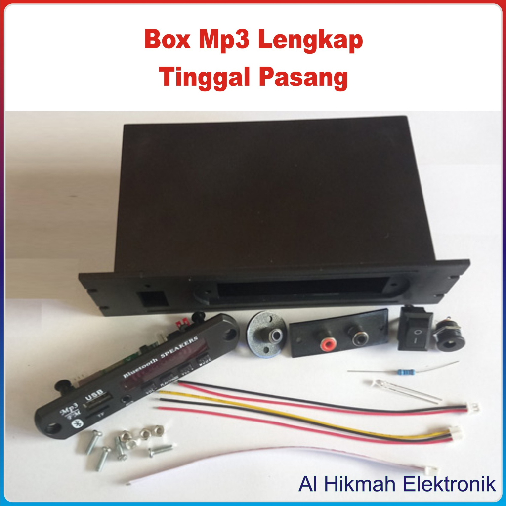 Box Mp3 Mp4 Mp5 Mini Lengkap Dengan Lubang Acc