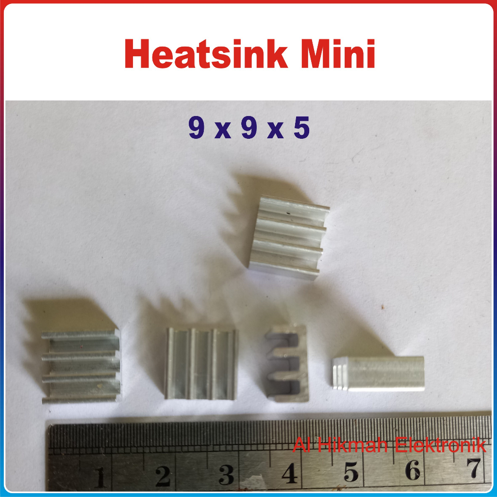 Heatsink Pendingin IC Ukuran 9 x 9 x 5 mm