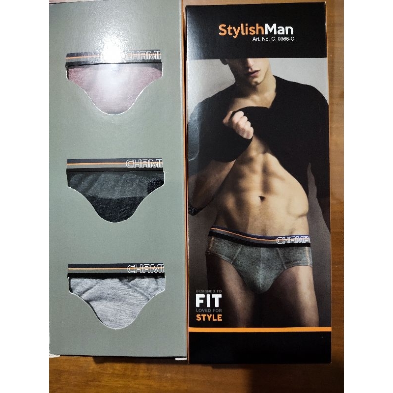 CHAMPIRO 0366 C CELANA DALAM PRIA ISI 3 PCS BRIEFS