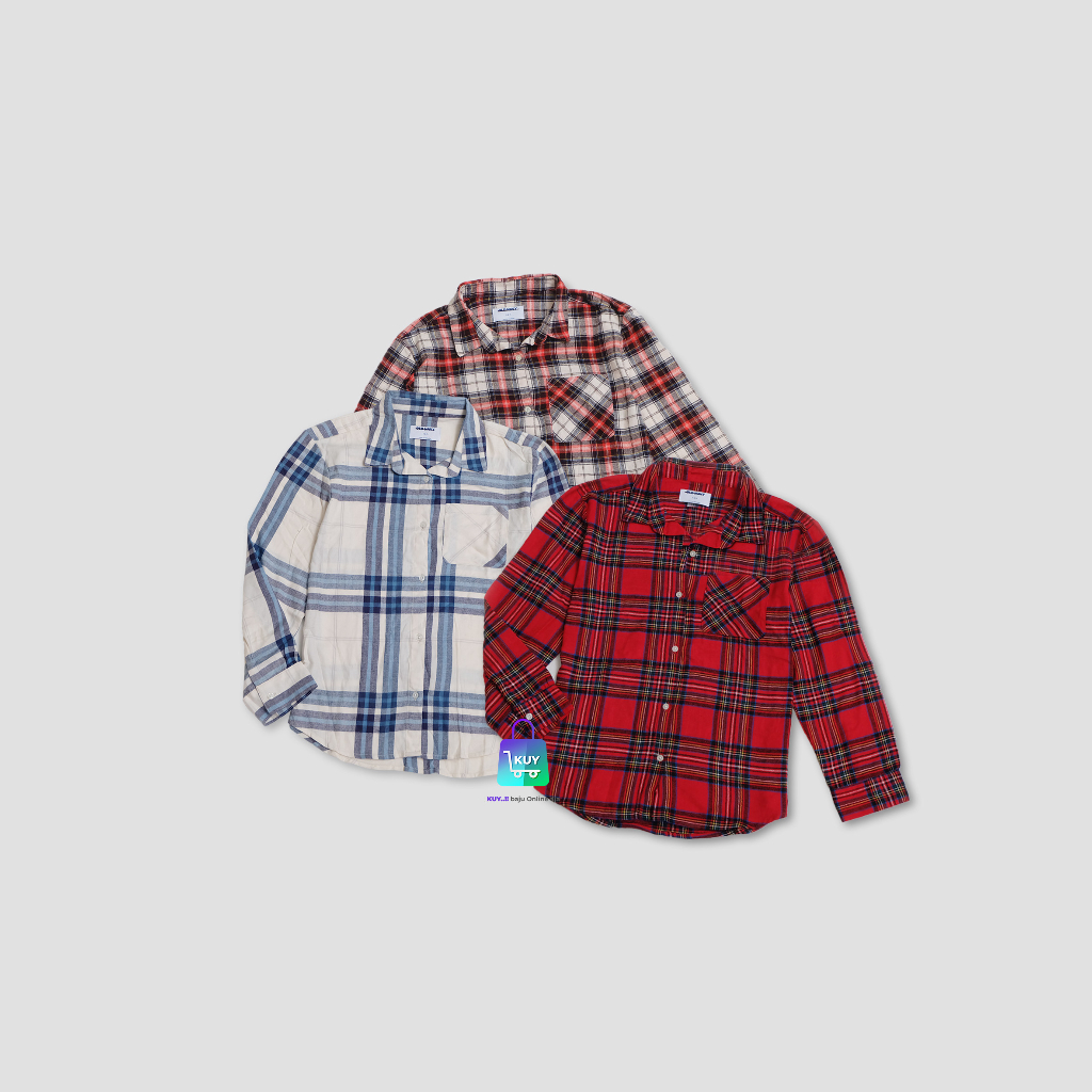 KEMEJA ANAK LAKI-LAKI OLD NAVY DEPAN KANTONG 1 BAHAN FLANEL