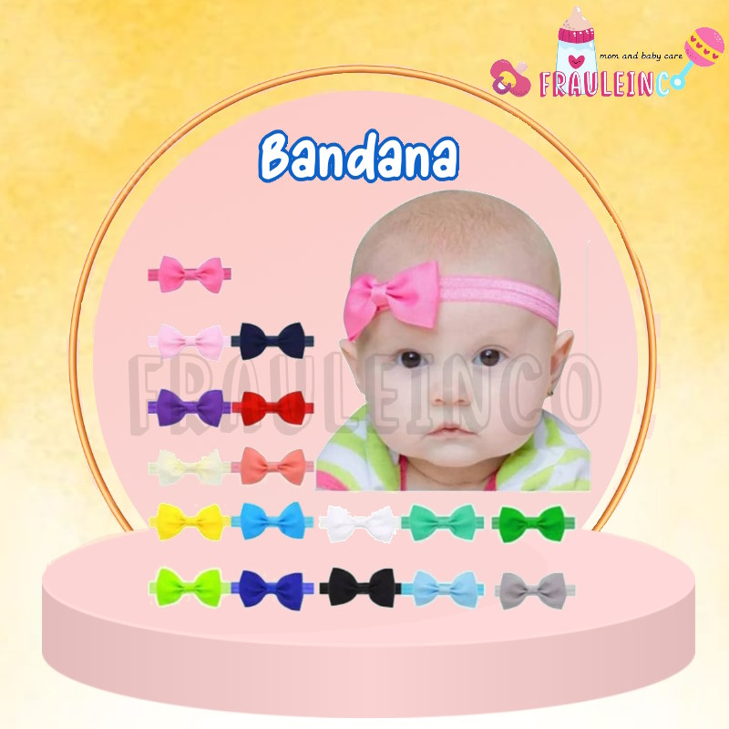 *FRAULEINCO* Bandana bayi pita / Headband Korea / bando bayi / bandana kain