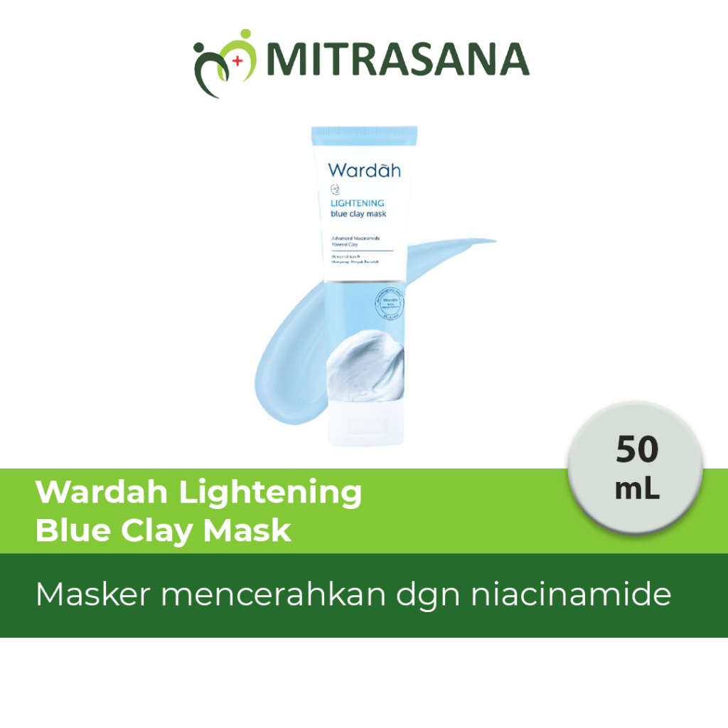 Wardah Lightening Blue Clay Mask 50 ml