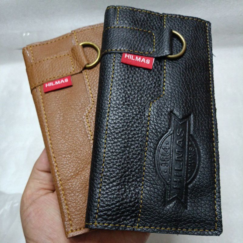 Dompet Model Harley Davidson Panjang Kulit Hilmas || Dompet Lipat Panjang Pria Hilmas