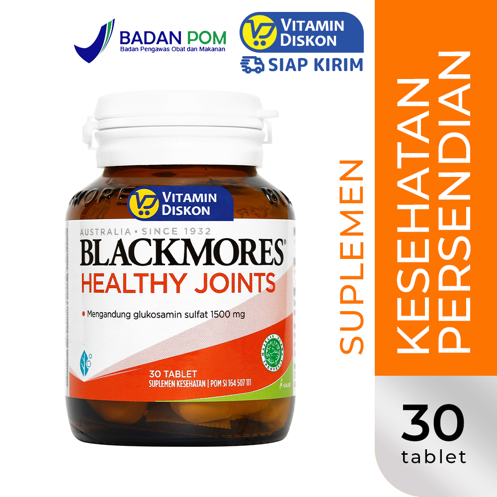 BLACKMORES HEALTHY JOINTS BPOM KALBE - 30 TAB  | Suplemen Kesehatan Sendi Dan Tulang Rawan