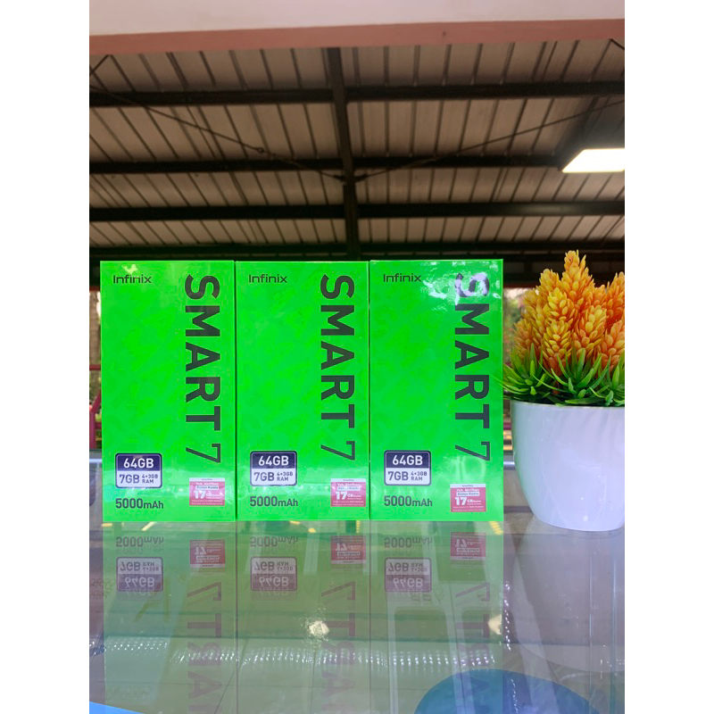Infinix smart 7 ram 4/64 new