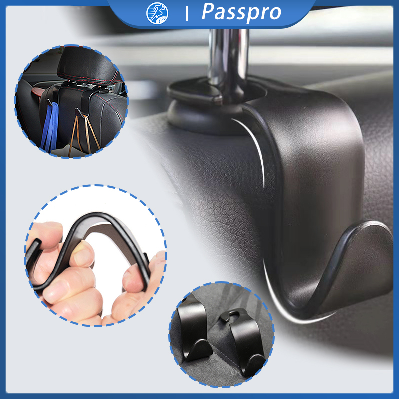 4Pcs Universal Car Seat Hanger Hook Car Back Seat Hanger Hook Car Interior Accessories