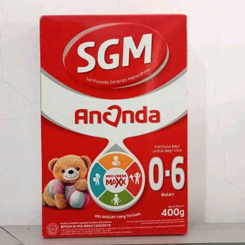 Susu SGM Ananda 0-6 Bulan 400 gr