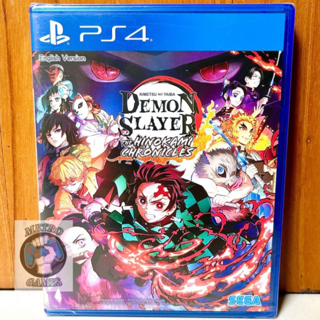 Demon Slayer PS4 PS5 Kaset DemonSlayer Kimetsu no Yaiba The Hinokami Chronicles Playstation PS 4 5  CD BD Game Anime Games Original asli ori demonslayers slayers petualangan kartun mainan gim anak reg 3 region asia req seru naruto boruto tanjiro zenitsu