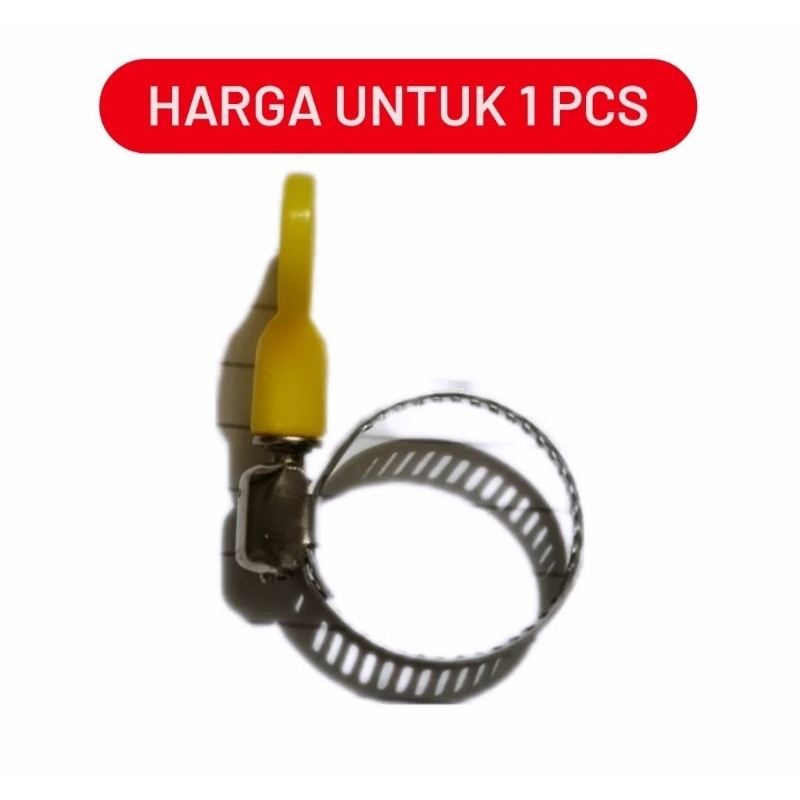 GEMUK Klem Selang Gas Lpg / Klem Selang Air / Klem Pengunci Selang Cincin / Klem Selang Gas Anti