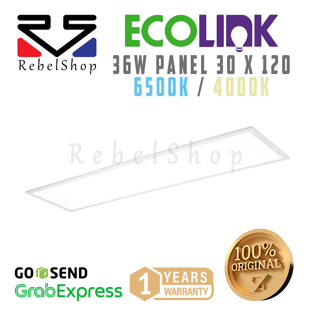 Lampu Panel LED Ecolink PL007 36 Watt Ukuran 30x120 - 36Watt 36 W 36W