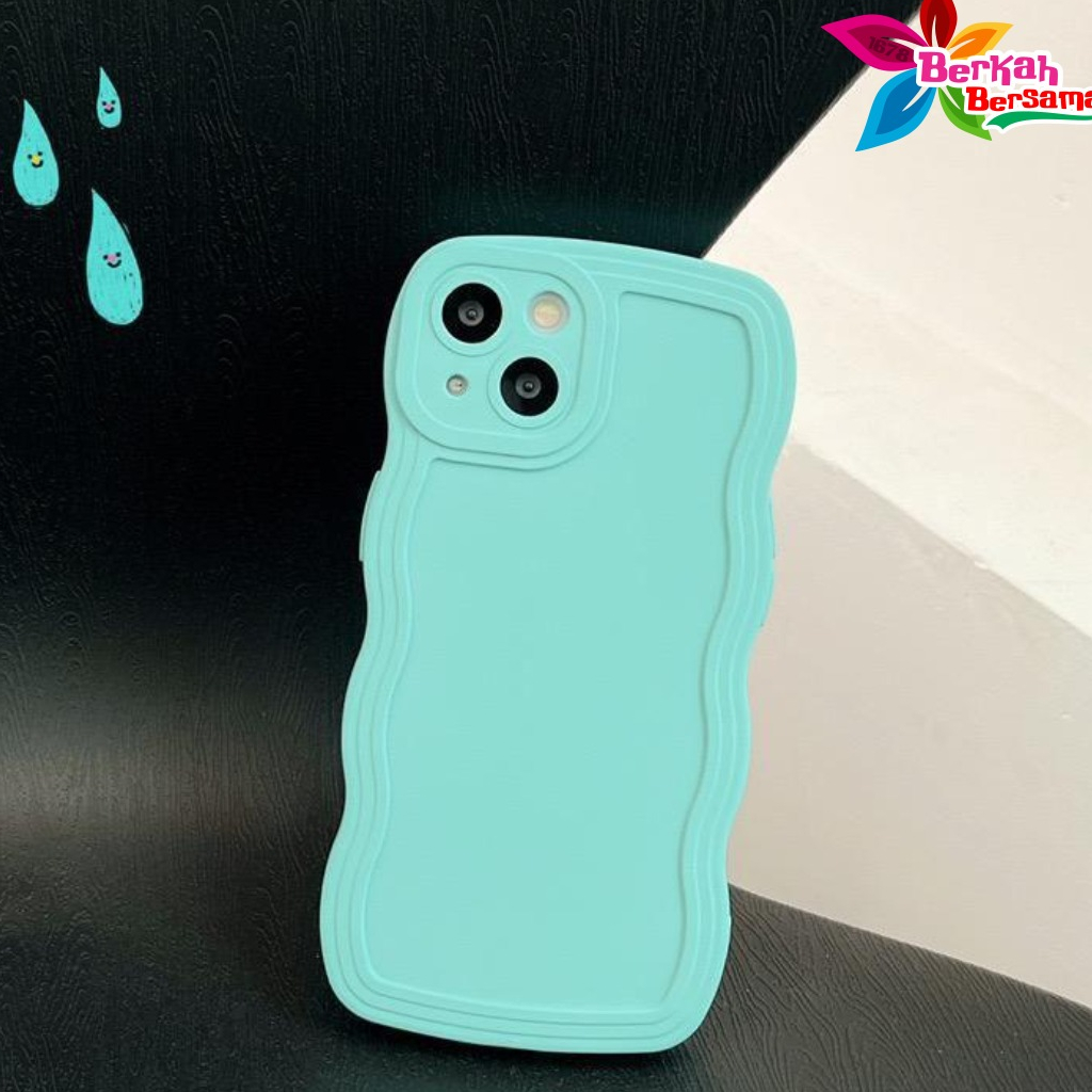 CASE SOFTCASE SILIKON GELOMBANG WAVY PROCAMERA MACARON XIAOMI REDMI 12C BB8027