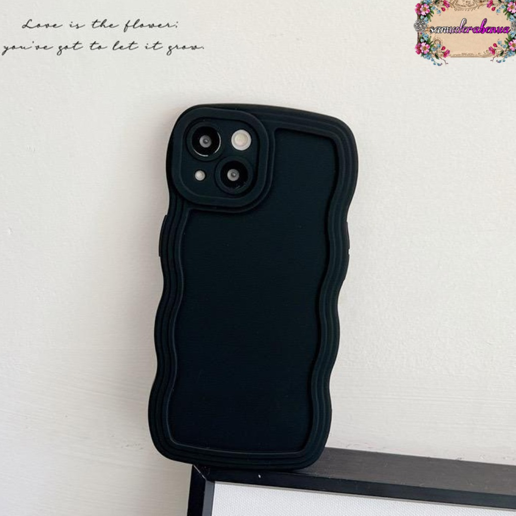 CASE SOFTCASE SILIKON GELOMBANG WAVY PROCAMERA MACARON XIAOMI REDMI 12C SB5119